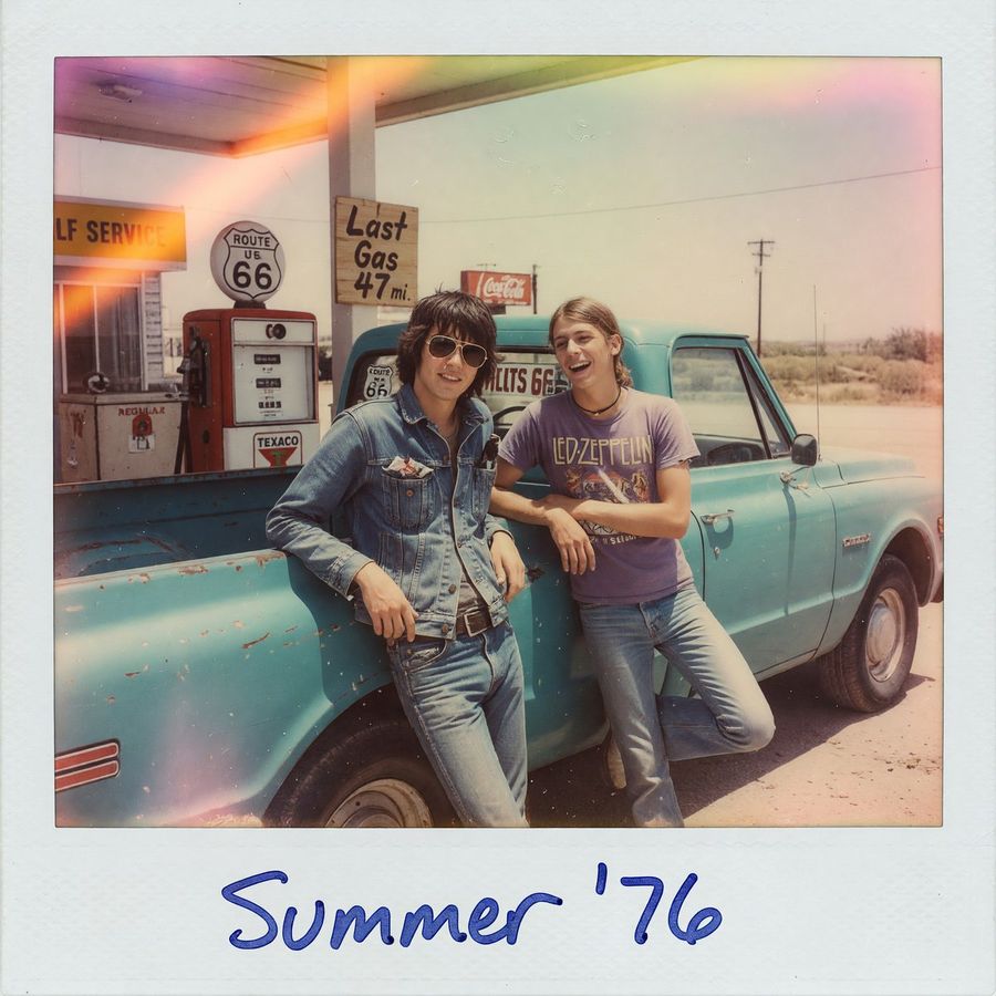 Route 66 Polaroid — GPT Image 2 image prompt example