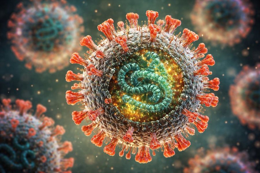 Scary Hantavirus Visualization by @abs_uiux — GPT Image 2 image prompt example