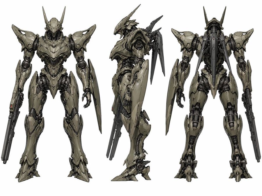 Sci Fi Mecha Turnaround Sheet — GPT Image 2 image prompt example