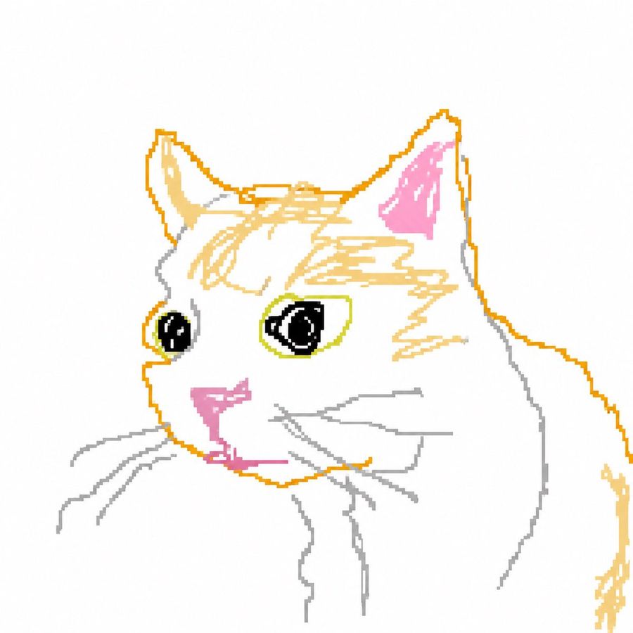 Scribbly Ms Paint Transformation — GPT Image 2 image prompt example