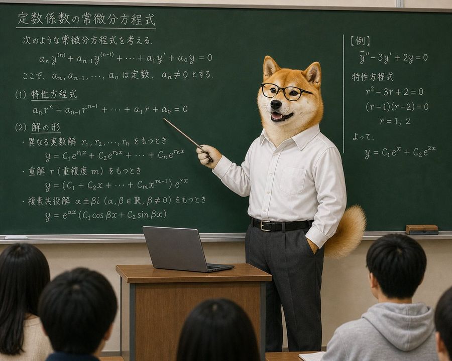 Shiba Inu Math Teacher — GPT Image 2 image prompt example