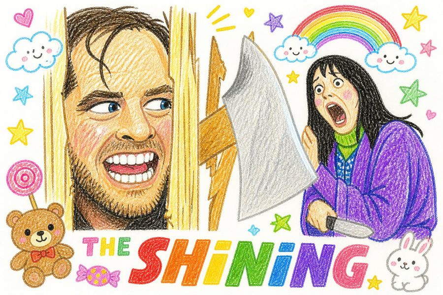 Shining Poster Kids Crayon — GPT Image 2 image prompt example