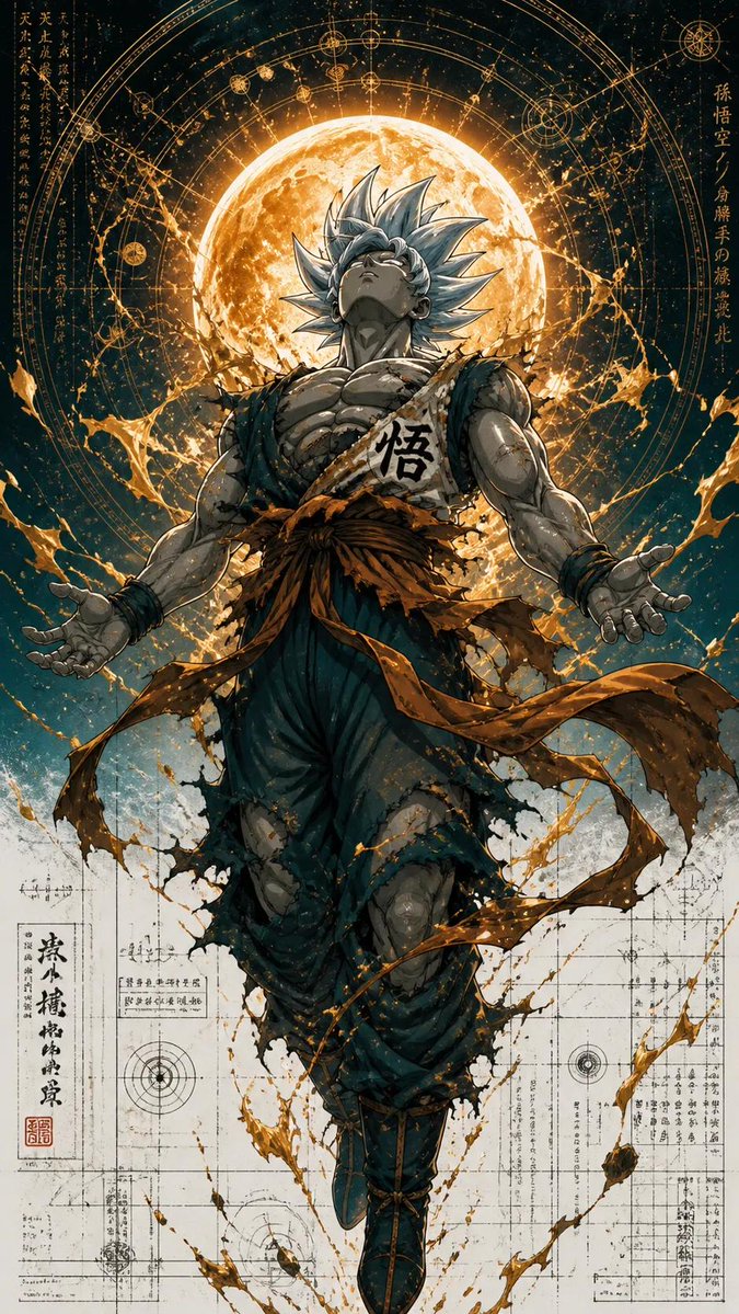 Shonen Anime Warrior Transformation — GPT Image 2 image prompt example