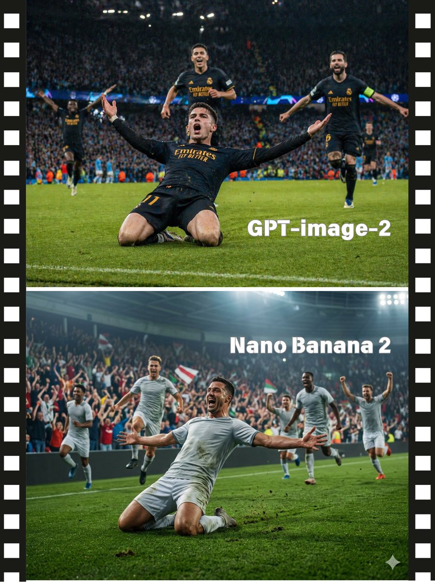 Soccer Model Comparison Poster — GPT Image 2 image prompt example