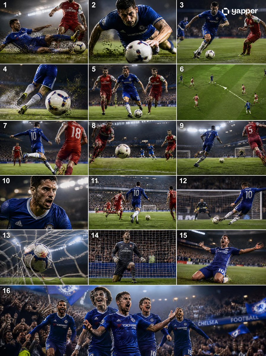 Soccer Storyboard Action Sequence — GPT Image 2 image prompt example