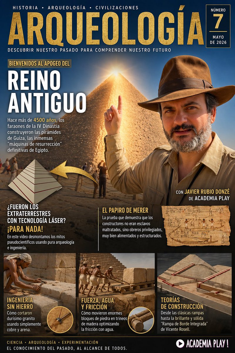 Spanish Archaeology Magazine Cover — GPT Image 2 image prompt example