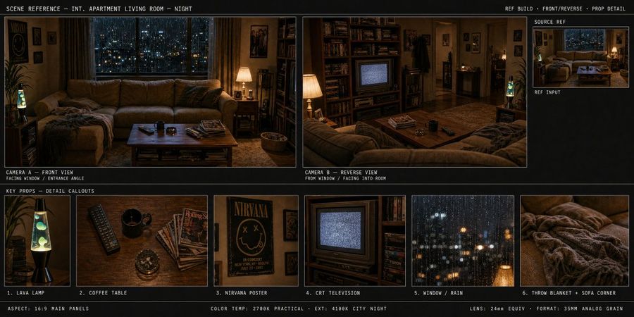 Spatial Location Package Storyboard — GPT Image 2 image prompt example