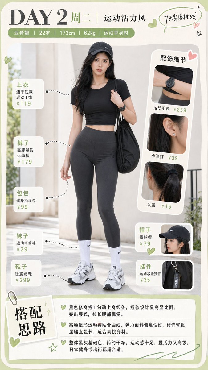 Sporty Outfit Breakdown — GPT Image 2 image prompt example