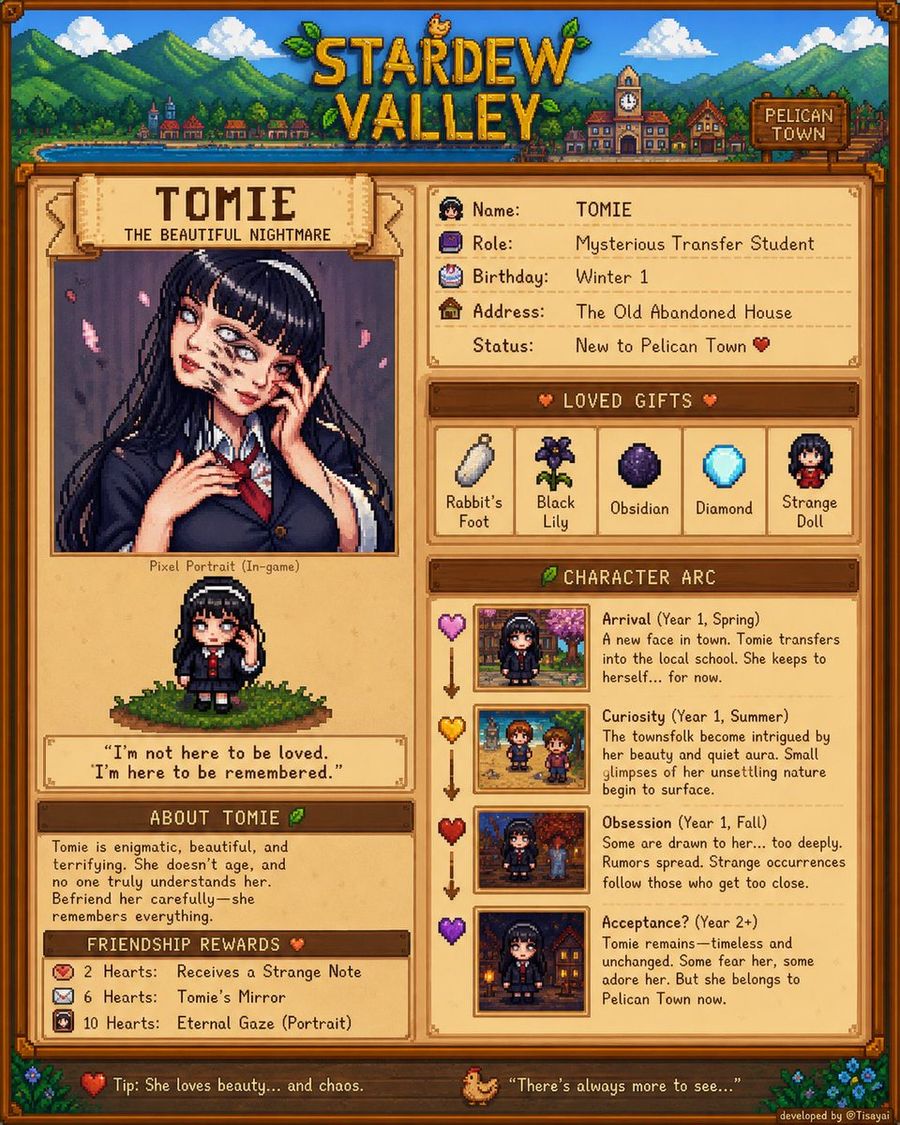 Stardew Character Wiki Poster — GPT Image 2 image prompt example