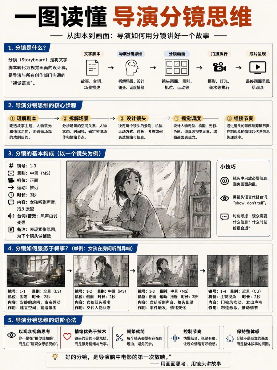 Storyboard Director Infographic — GPT Image 2 image prompt example