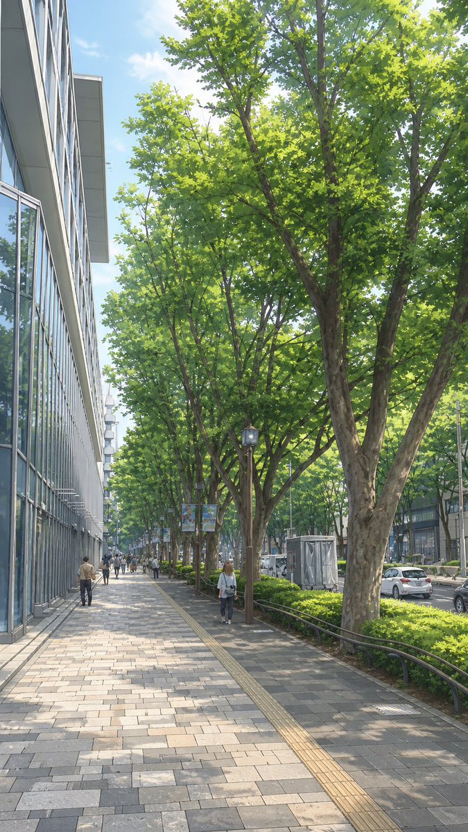 Street View Anime Background — GPT Image 2 image prompt example