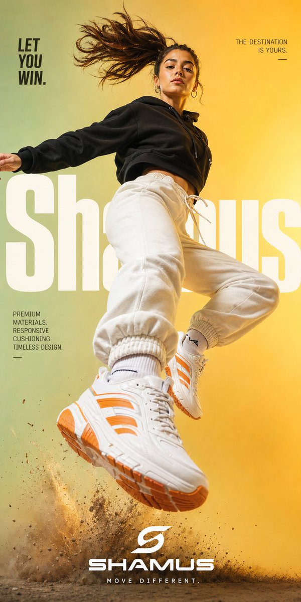 Streetwear Sneaker Advertisement Poster — GPT Image 2 image prompt example
