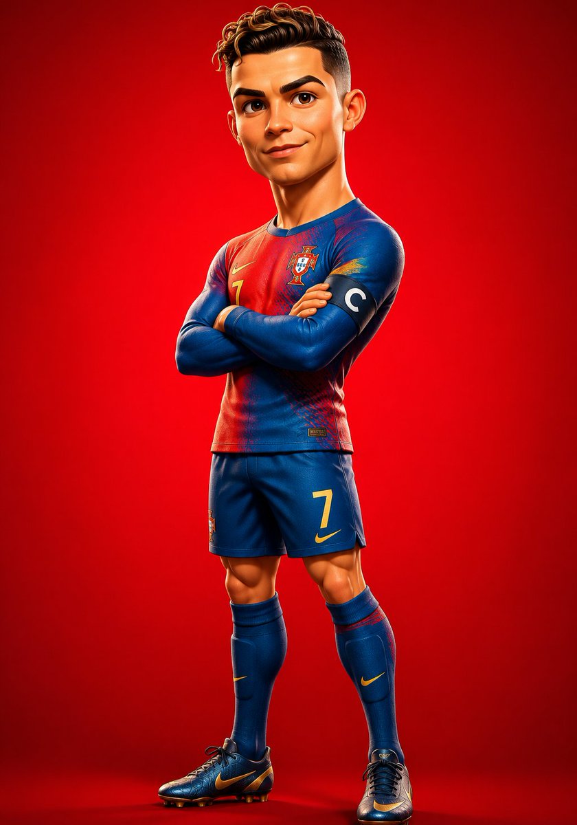 Stylized 3d Footballer Avatar Render — GPT Image 2 image prompt example