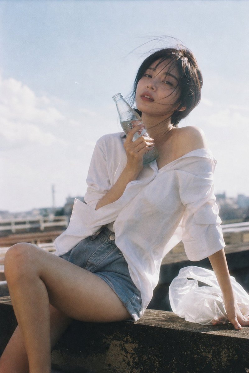 Summer Rooftop Film Aesthetic — GPT Image 2 image prompt example