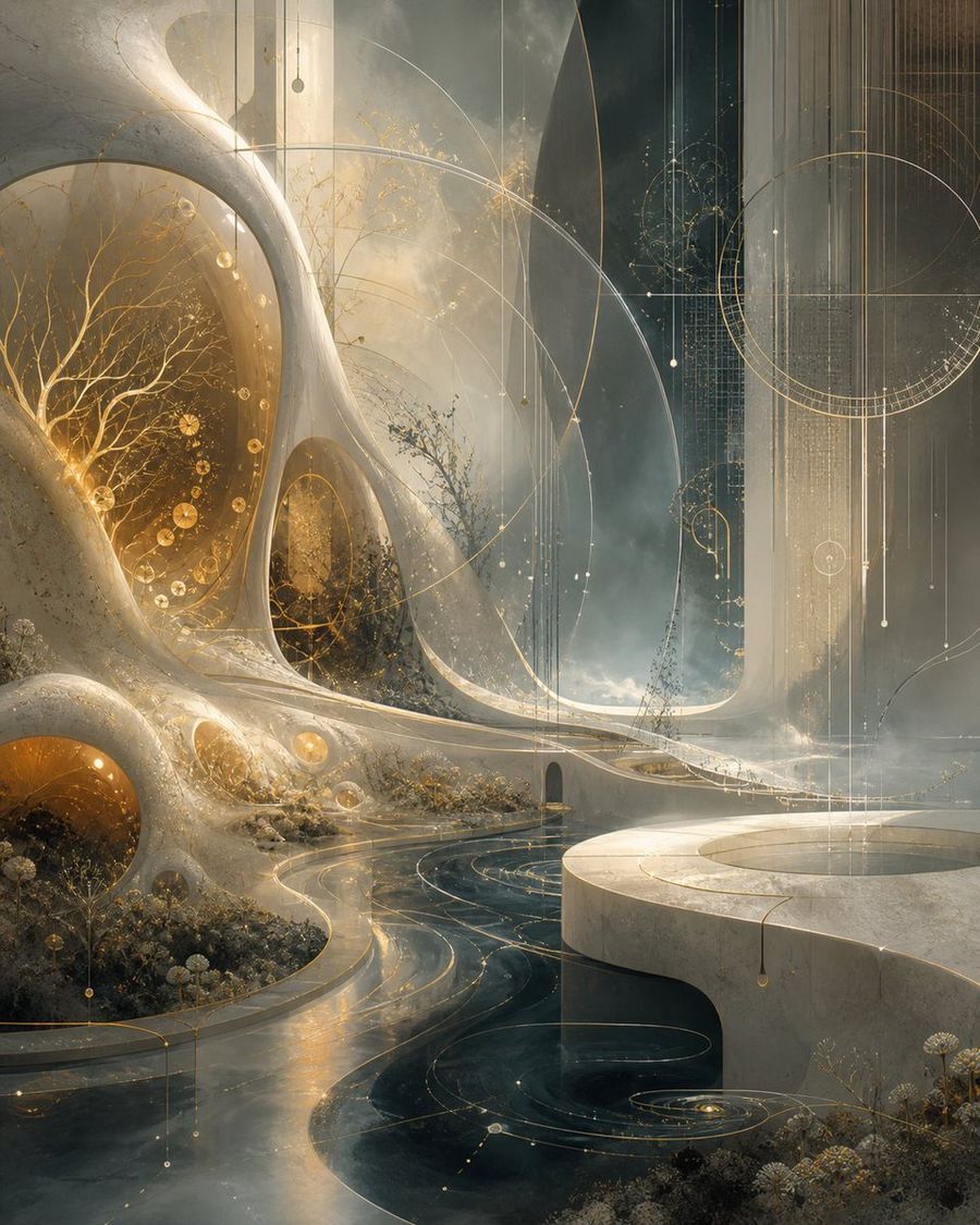 Surreal Celestial Architecture — GPT Image 2 image prompt example