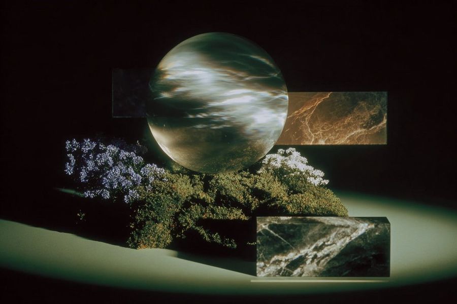 Surreal Planetary Sculpture Still Life — GPT Image 2 image prompt example