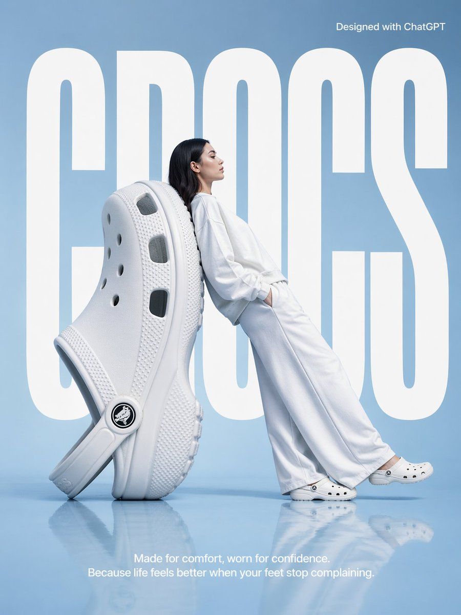 Surrealist Croc Poster — GPT Image 2 image prompt example