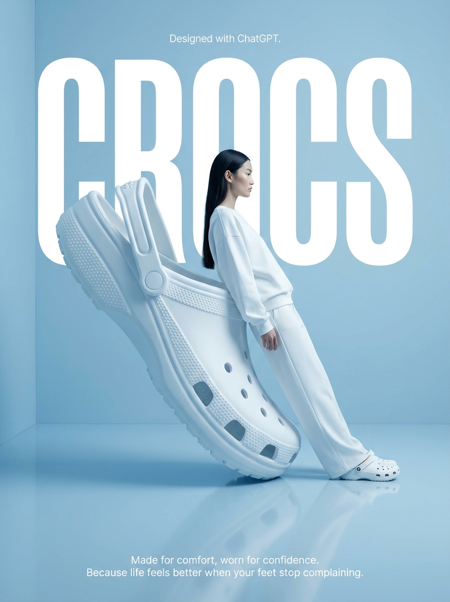 Surrealist High Fashion Brand Poster — GPT Image 2 image prompt example