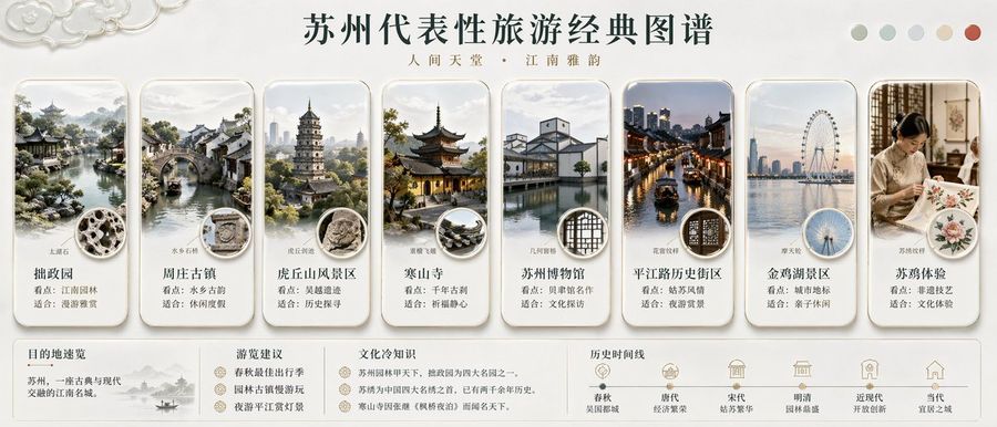 Suzhou Classic Travel Infographic — GPT Image 2 image prompt example