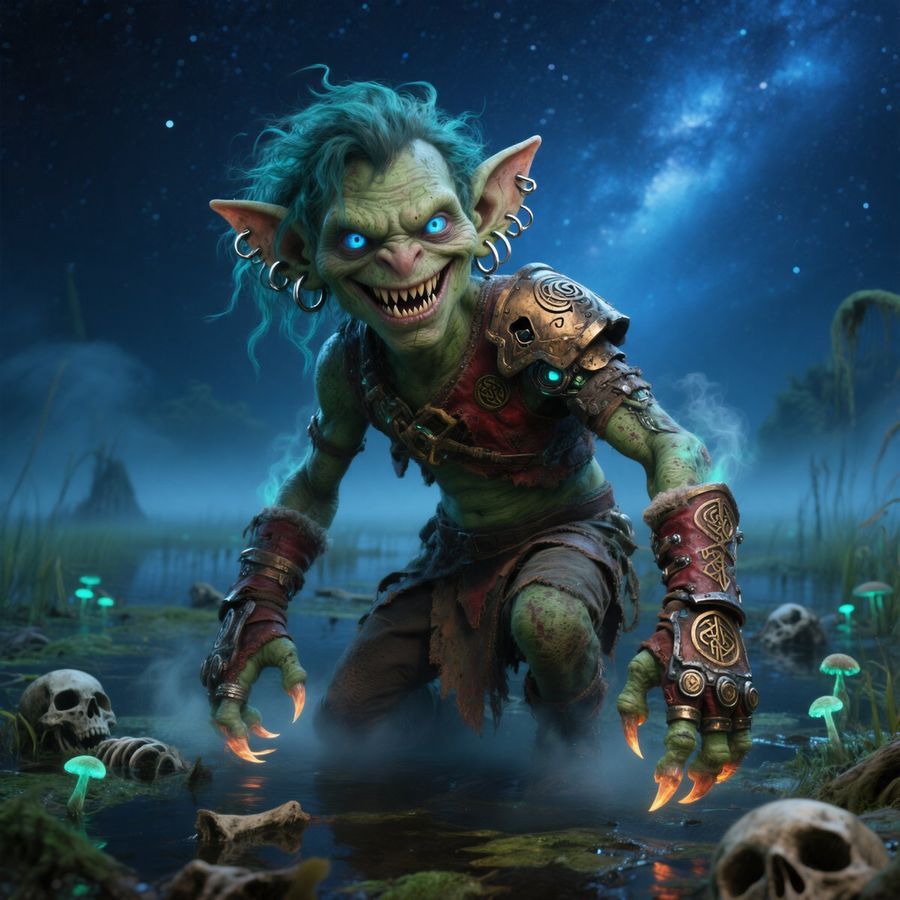 Swamp Goblin Warrior — GPT Image 2 image prompt example