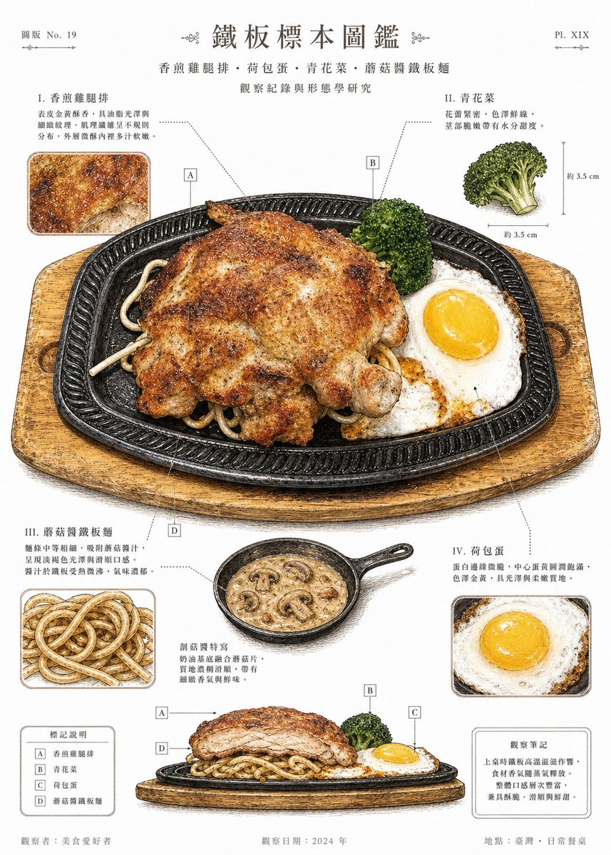Teppan Specimen Chart — GPT Image 2 image prompt example