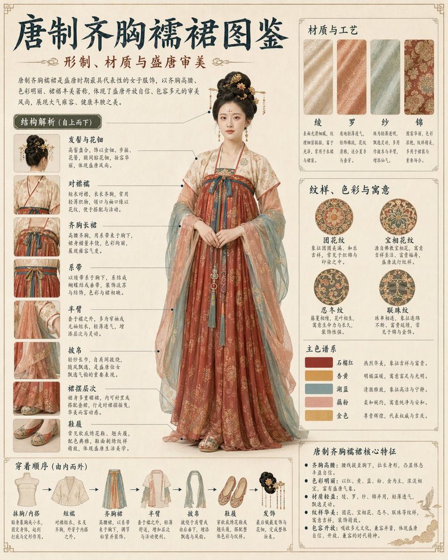 Traditional Garment Infographic — GPT Image 2 image prompt example