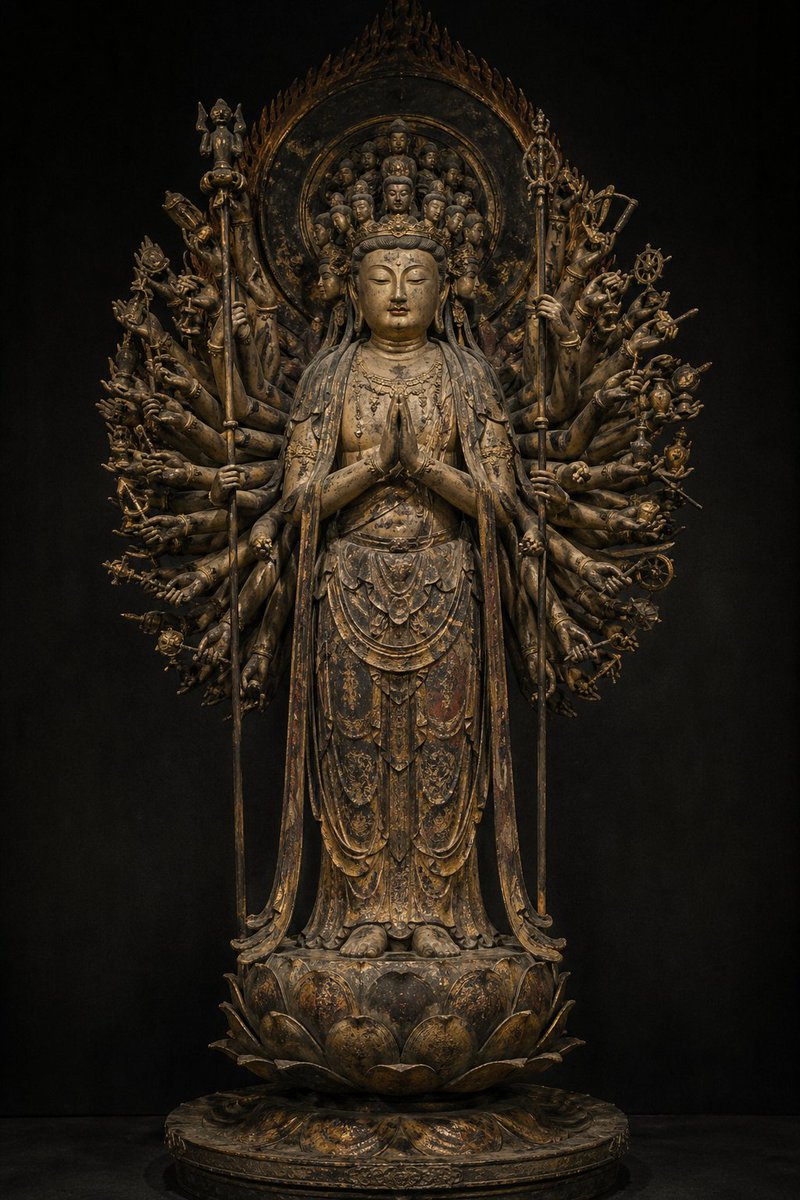 Traditional Japanese Buddhist Statue — GPT Image 2 image prompt example