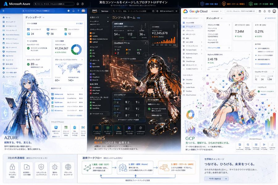 Tri Cloud Ui Anime Infographic — GPT Image 2 image prompt example