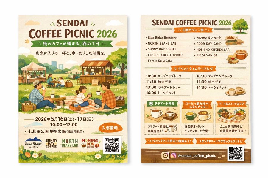Two Sided Watercolor Event Flyer Mockup — GPT Image 2 image prompt example