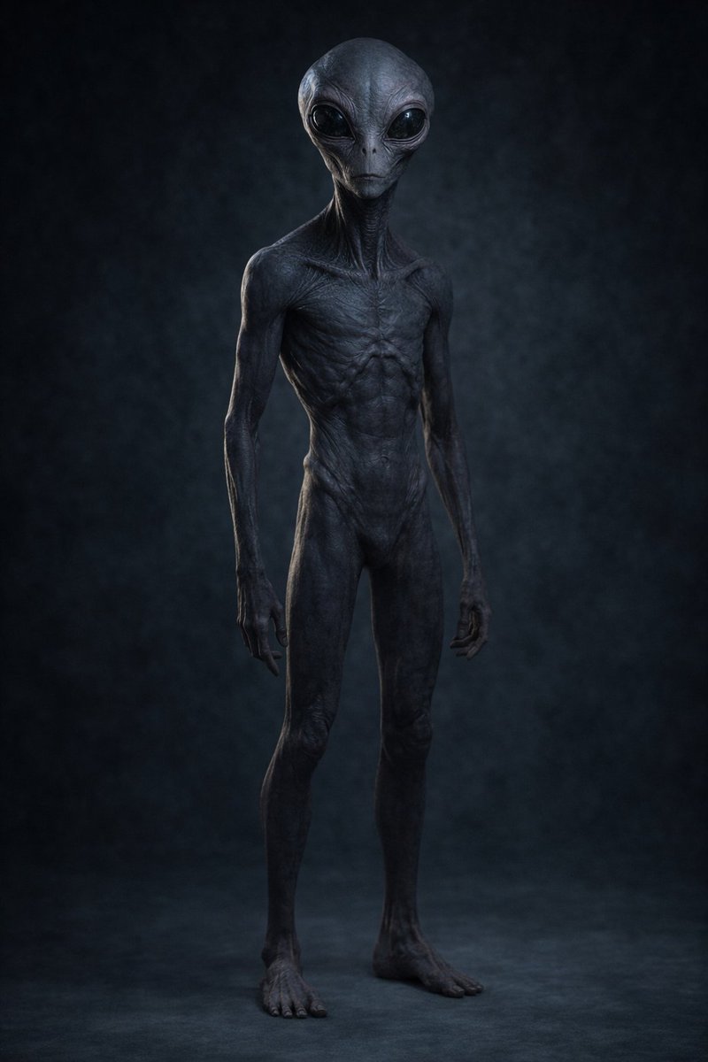 Uncanny Full Body Alien Portrait — GPT Image 2 image prompt example