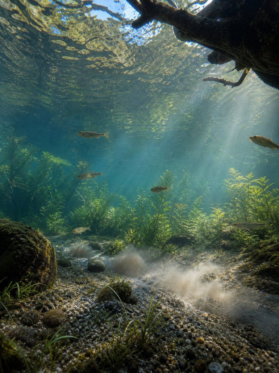 Underwater Forest Stream Photography — GPT Image 2 image prompt example