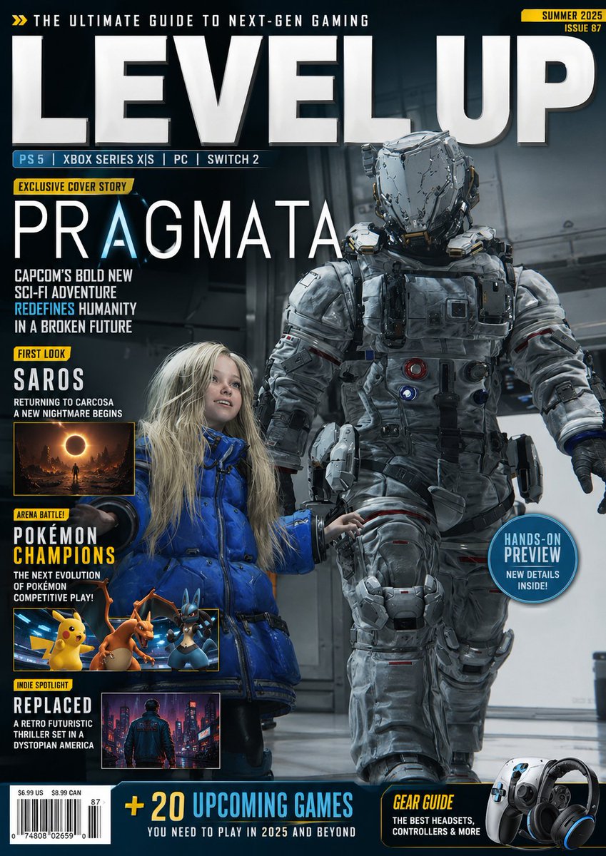 Video Game Magazine Cover — GPT Image 2 image prompt example