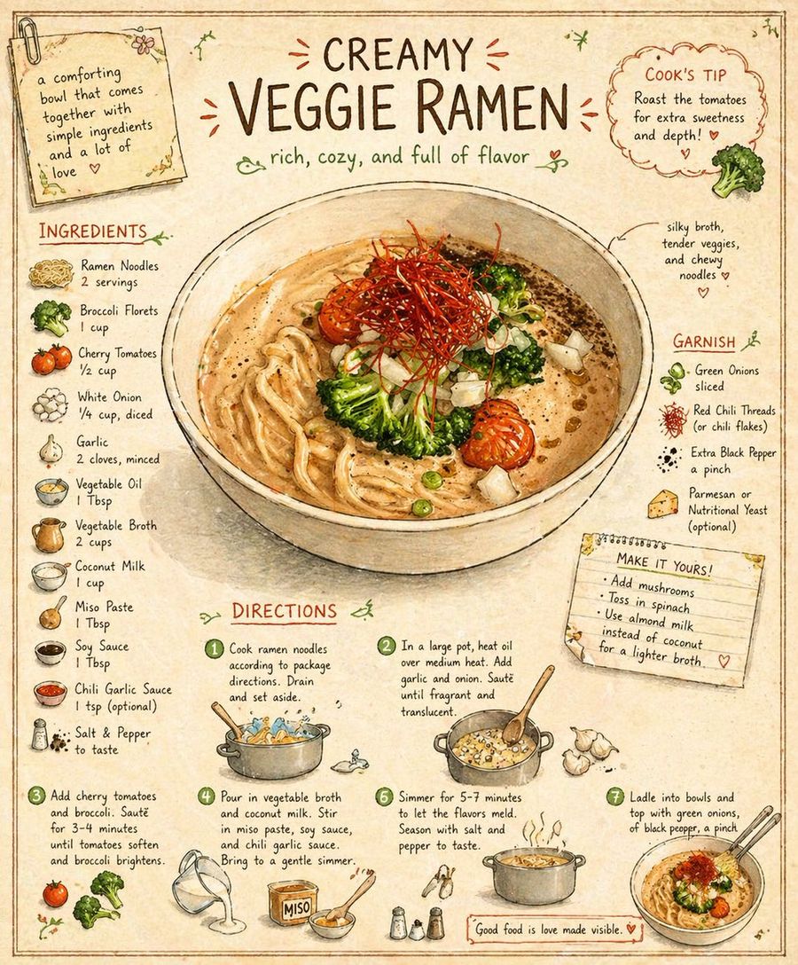 Vintage Cookbook Illustration — GPT Image 2 image prompt example