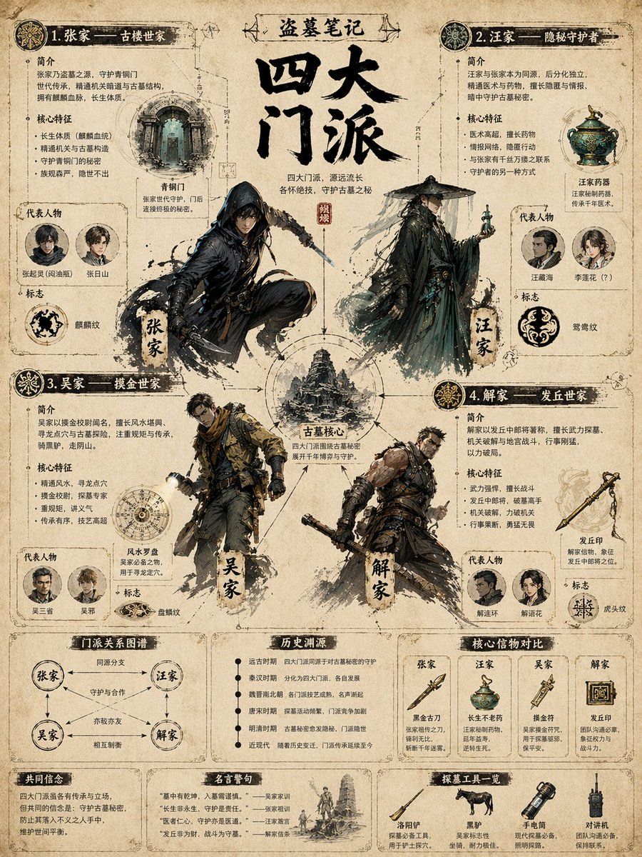 Vintage Faction Infographic Poster — GPT Image 2 image prompt example