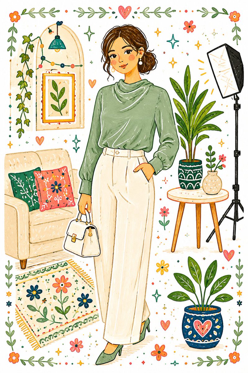 Whimsical Folk Art Illustration — GPT Image 2 image prompt example