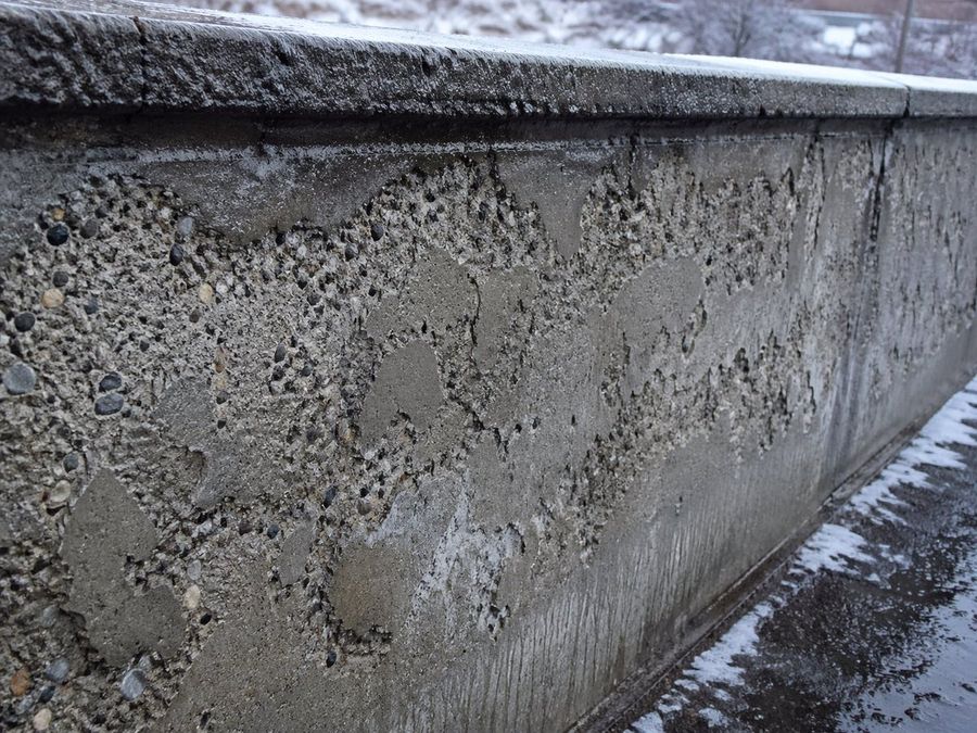 Winter Concrete Salt Damage Close Up — GPT Image 2 image prompt example