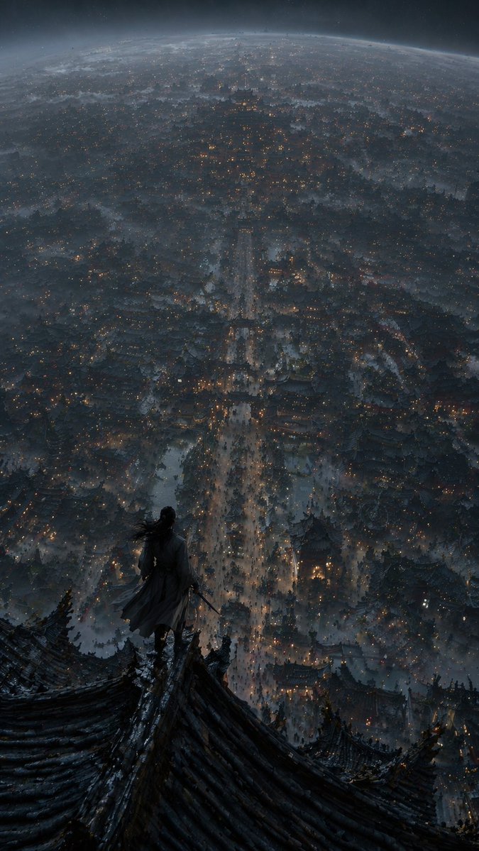Xianxia Gods Eye Cityscape — GPT Image 2 image prompt example