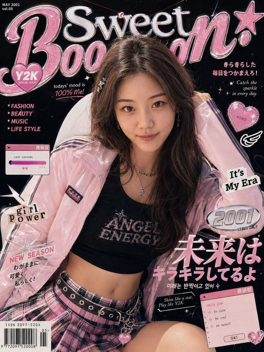 Y2k East Asian Magazine Cover — GPT Image 2 image prompt example