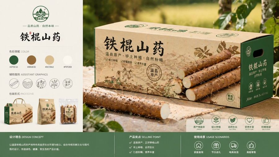 Yam Product Packaging Design Prompt — GPT Image 2 image prompt example