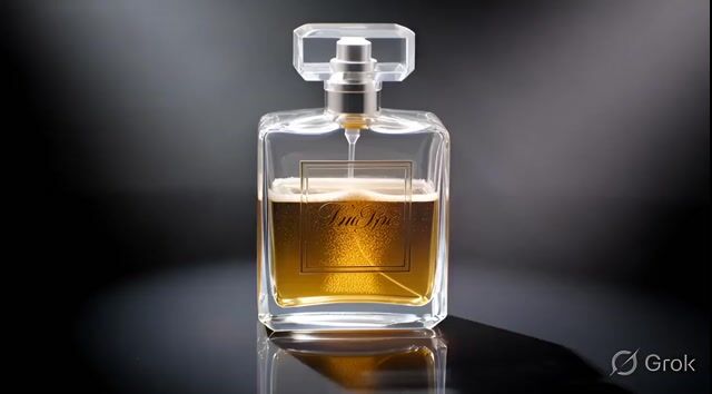 10 Second Cinematic Luxury Perfume Commercial Video — Grok Imagine video prompt example