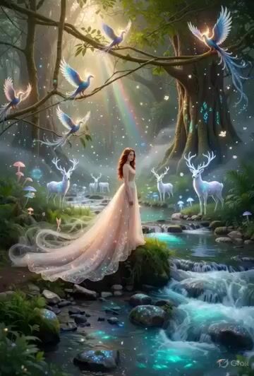 Imagine Walking in an Enchanting Forest and Finding a Grok Imagine — Grok Imagine video prompt example