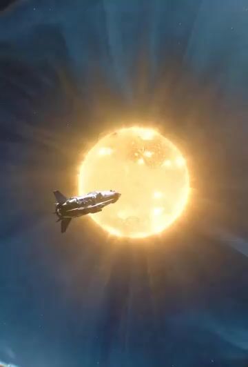 Big Size Pathfinder Planetary Spaceship  the Camera Going Around — Grok Imagine video prompt example