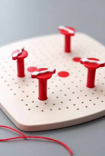 BOARDGAME Image with  Red Connect the Dots on Face and NO NUMBERS: — Grok Imagine video prompt example