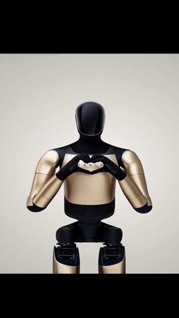 Have Red Hearts Come Tumbling Down from Image as the Optimus — Grok Imagine video prompt example