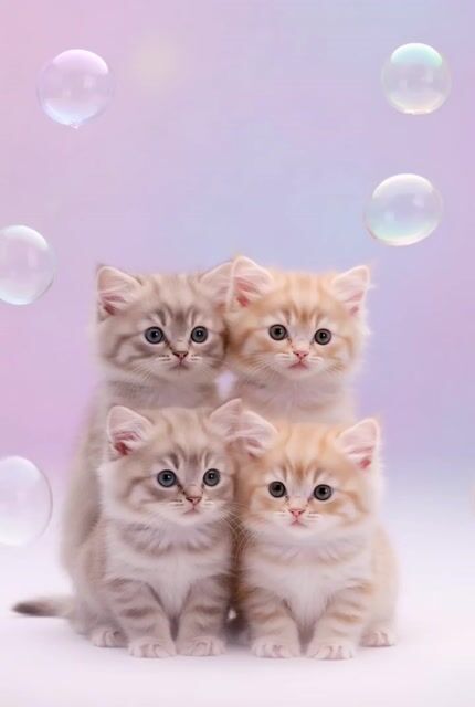 BUBBLE CHASE 🐱🫧 — Grok Imagine video prompt example