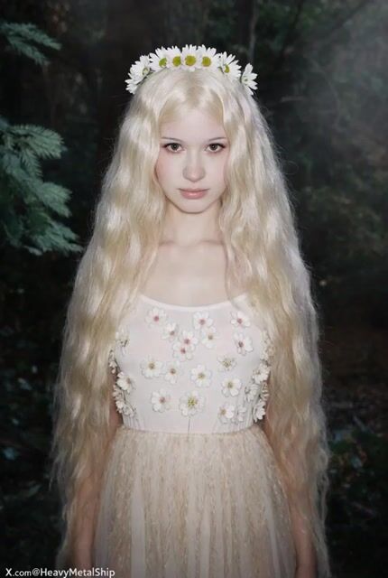 Her Clothes Are Crafted from Nature Itself — Grok Imagine video prompt example