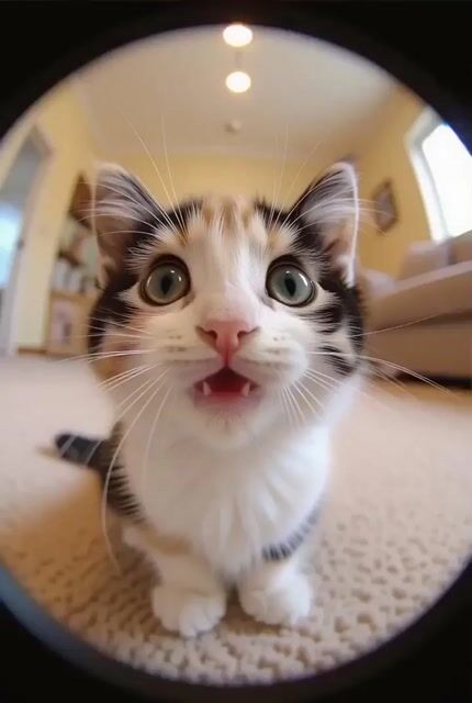 Excited Cat Movements Video Prompt — Grok Imagine video prompt example