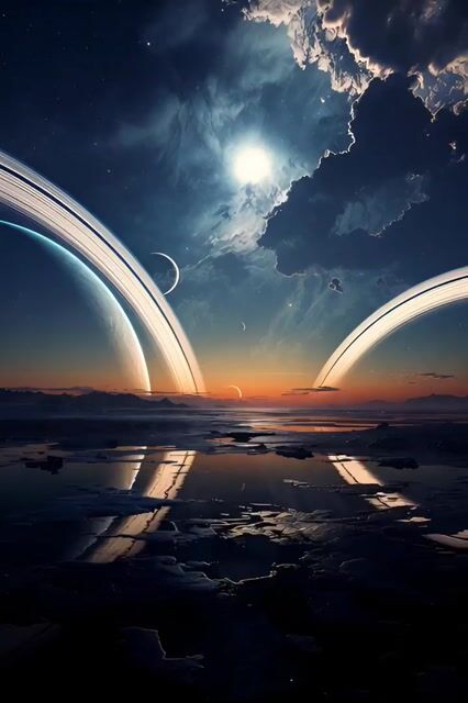 Sci Fi Journey To Methane Sea — Grok Imagine video prompt example