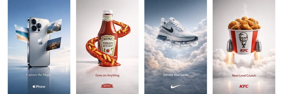 1 Object Print Ad Generation Framework — Nano Banana Pro image prompt example