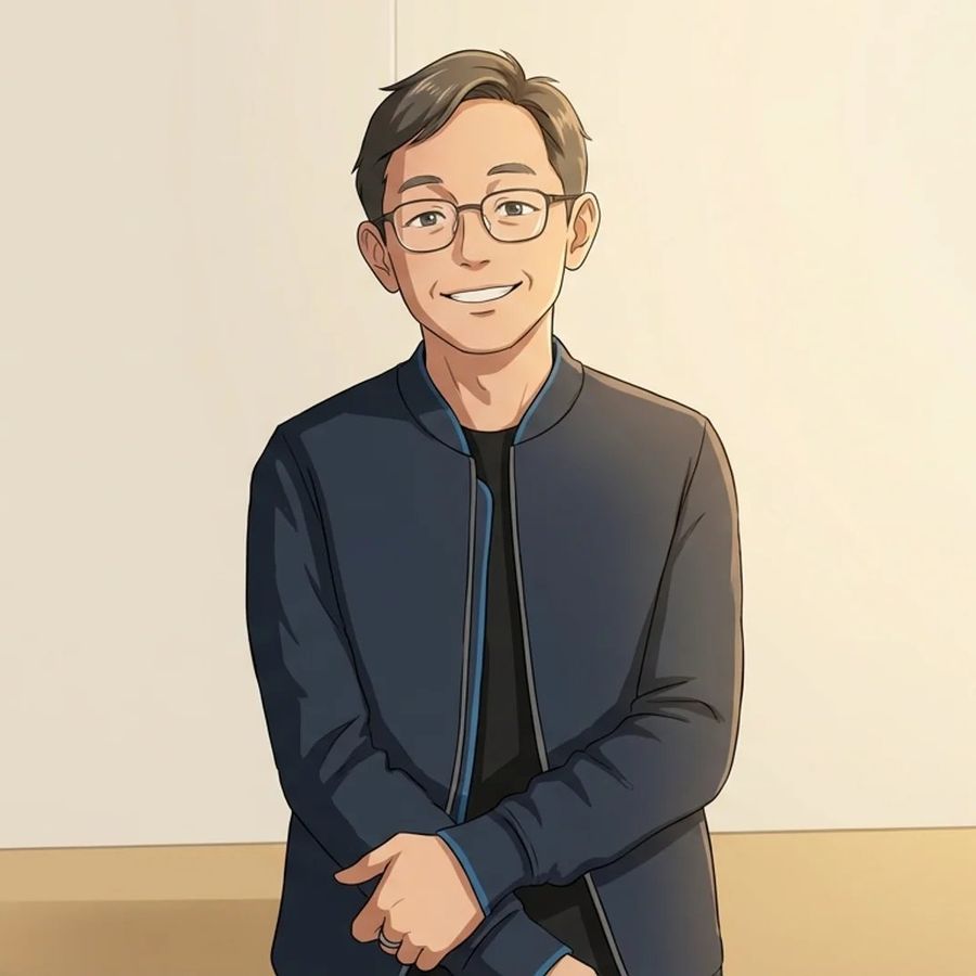 Anime Version of This Guy in the Middle — Nano Banana Pro image prompt example